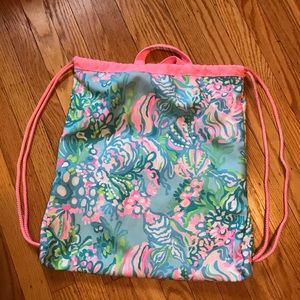Lilly Pulitzer Drawstring Backpack